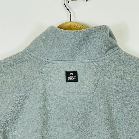 Artilect Halfmoon Glacier Grey Bio Pullover Easy Fit Fleece Jacket Womens Medium - Picture 6 of 9